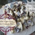 Cooking Kids: White Chocolate Fruity Crunch Bars