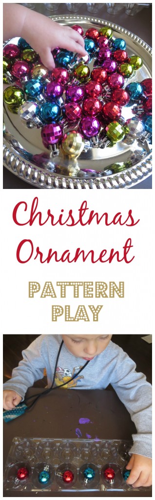 Christmas Ornament Pattern Play