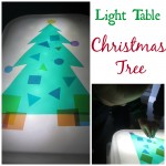 Christmas Tree Light Table Play