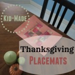 Kid-Made Thanksgiving Placemats