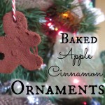 Baked Apple Cinnamon Christmas Ornaments