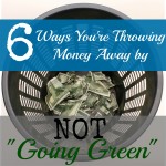 6 Ways You’re Throwing Money Away by NOT “Going Green”