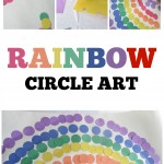 Rainbow Circle Art