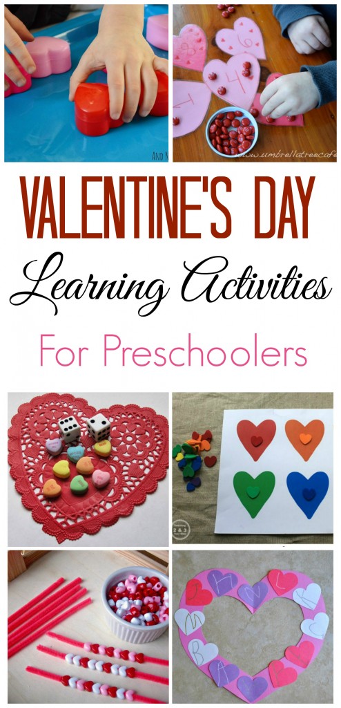Valentine's Day Learning Activities for Preschoolers