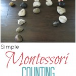 Simple Montessori Counting Activity