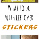 Learning with Stickers and Their Scraps: Fine Motor Practice