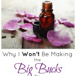 Why I WON’T Be Earning the Big Bucks by Selling Essential Oils