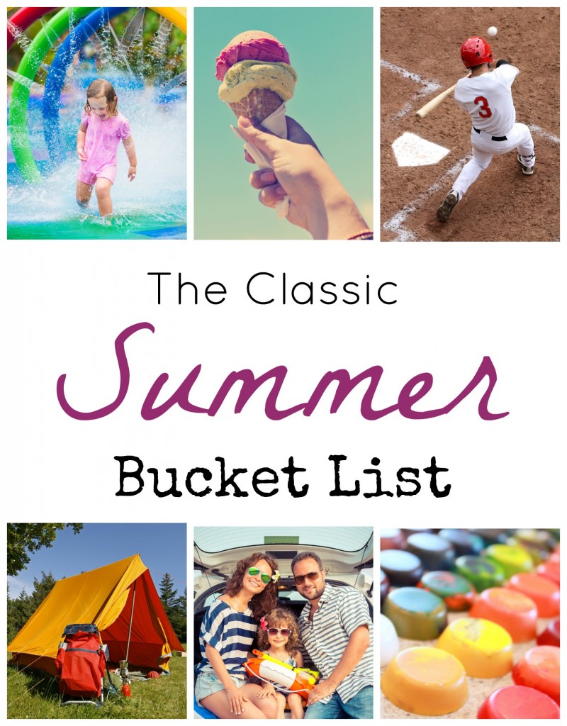 Classic summer bucket list