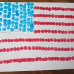 4th of July Flag Craft with Dot Markers