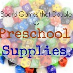 Family Board Games that Double as Preschool Educational Manipulatives