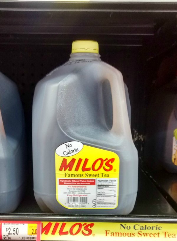 Milo's Ice Tea in Store