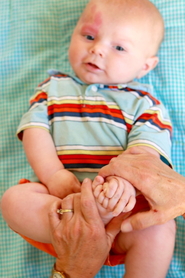 Baby Midline Crossing Sensory Activity