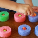 Pool Noodle Fine Motor Activities and Play