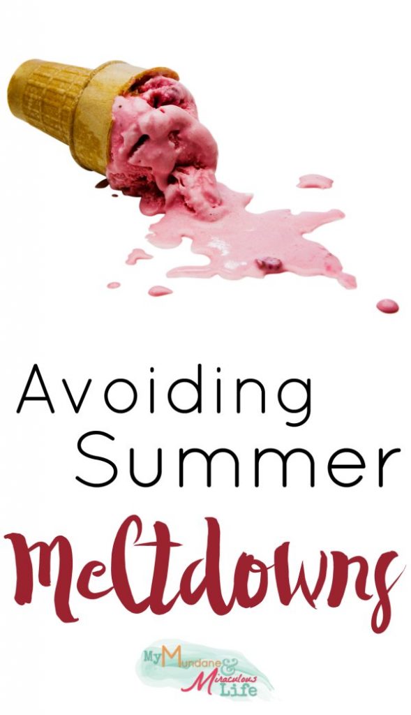 Avoiding Summer Meltdowns